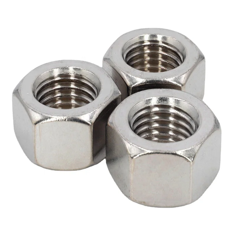 DIN934 Hexagon Bolt Stainless Steel SS304 316 Hex Nuts