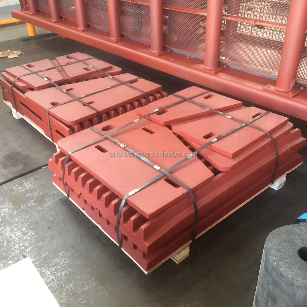Customized Active Mn13 jaw plate Oem Jaw crusher spare part jaw plate