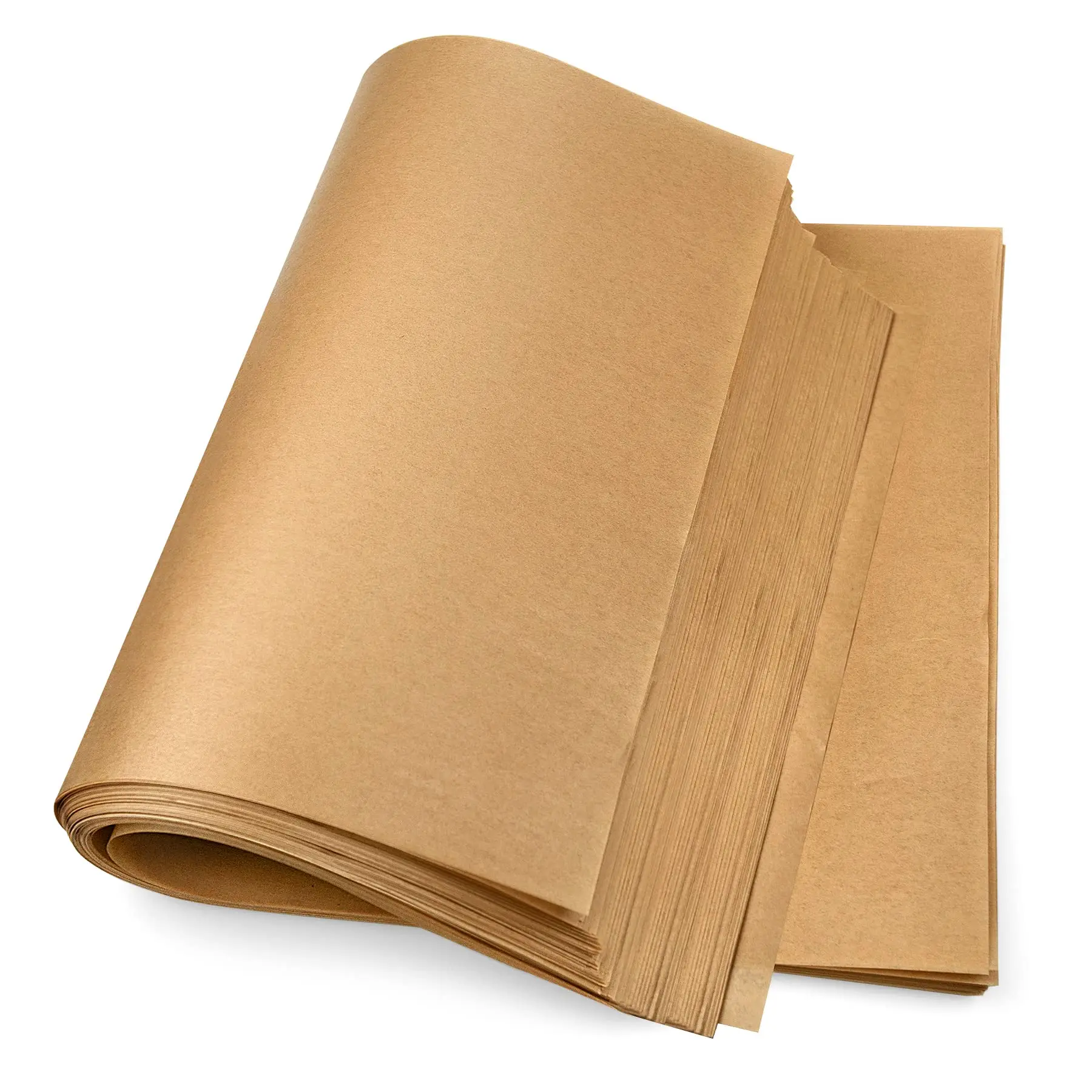 Wholesale Greaseproof Waterproof Baking Paper Custom Brown Silicone Kitchen Paper For Oven Pizza Bread Bake