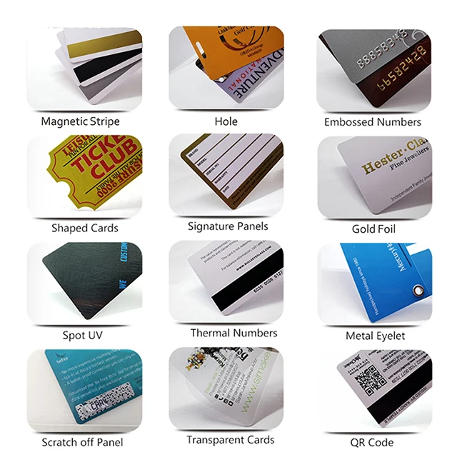 Custom Design Good Quality Credit Card Size Plastic Pvc Membership Card
