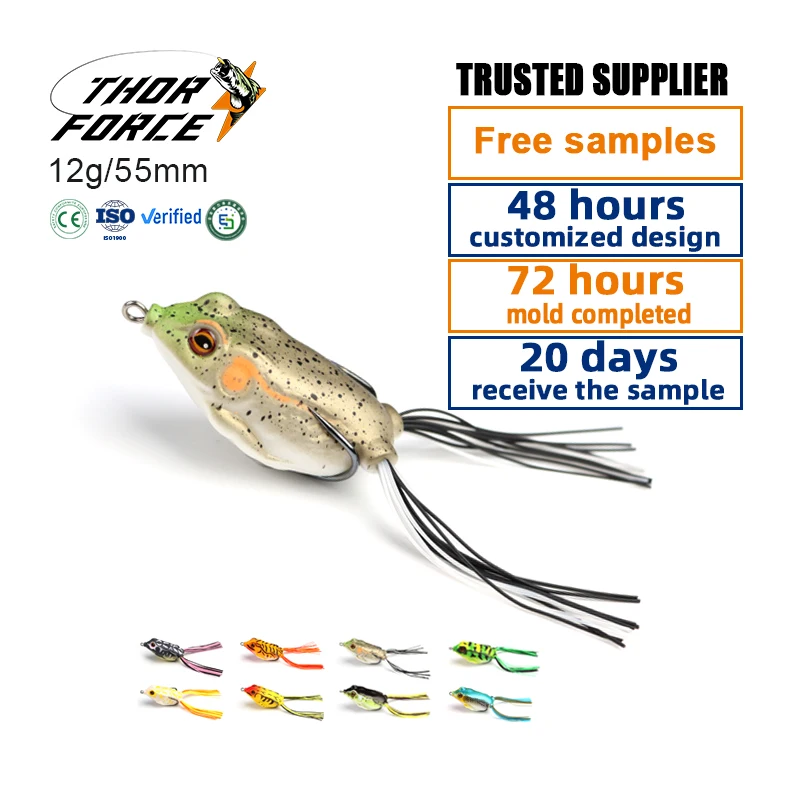 New Arrivals TPR Top freshwater Frog Fishing Lure Bionic Artificial Soft Plastic Frog Fishing Tackles Bait