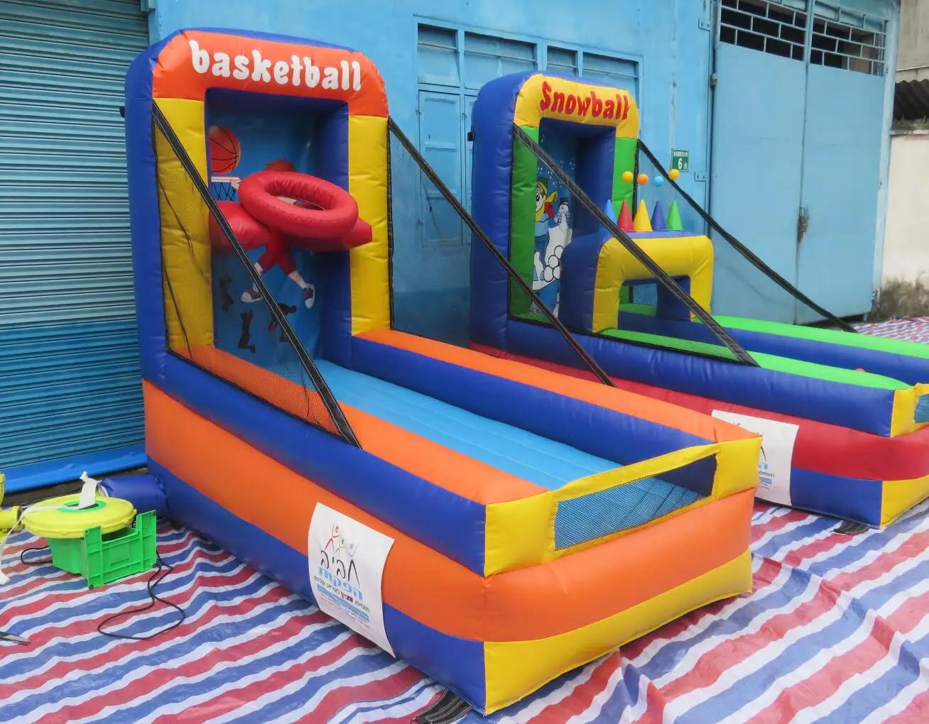 Hot sale activity inflatable arch air dancer with blower for promotional event