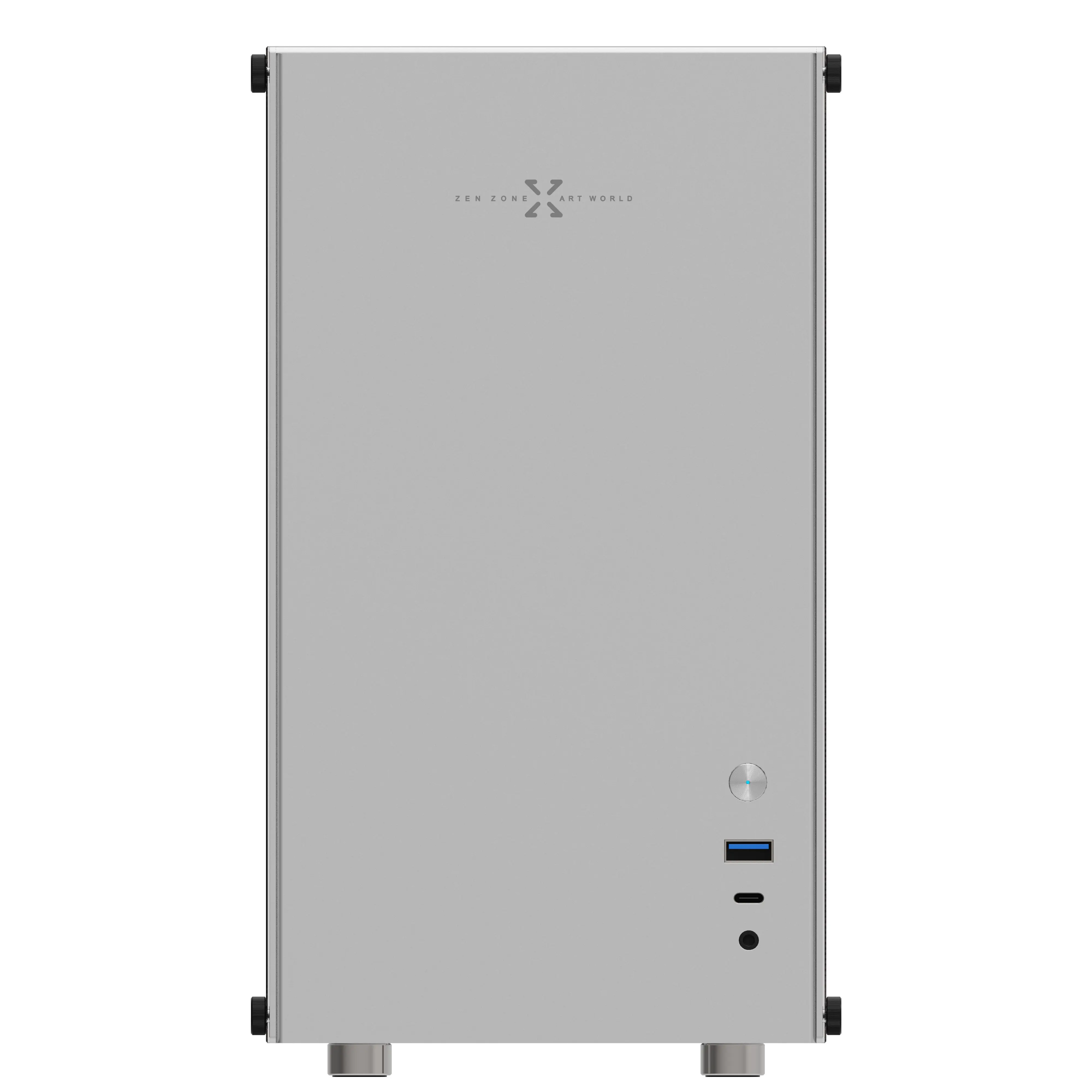 Zzaw C4 алюминий MATX чехол для ноутбука Настольный ПК башенный блок питания ATX & SFX архив/SFX-L Technology co. ltd источник электропитания и DTX ITX материнская плата печатная