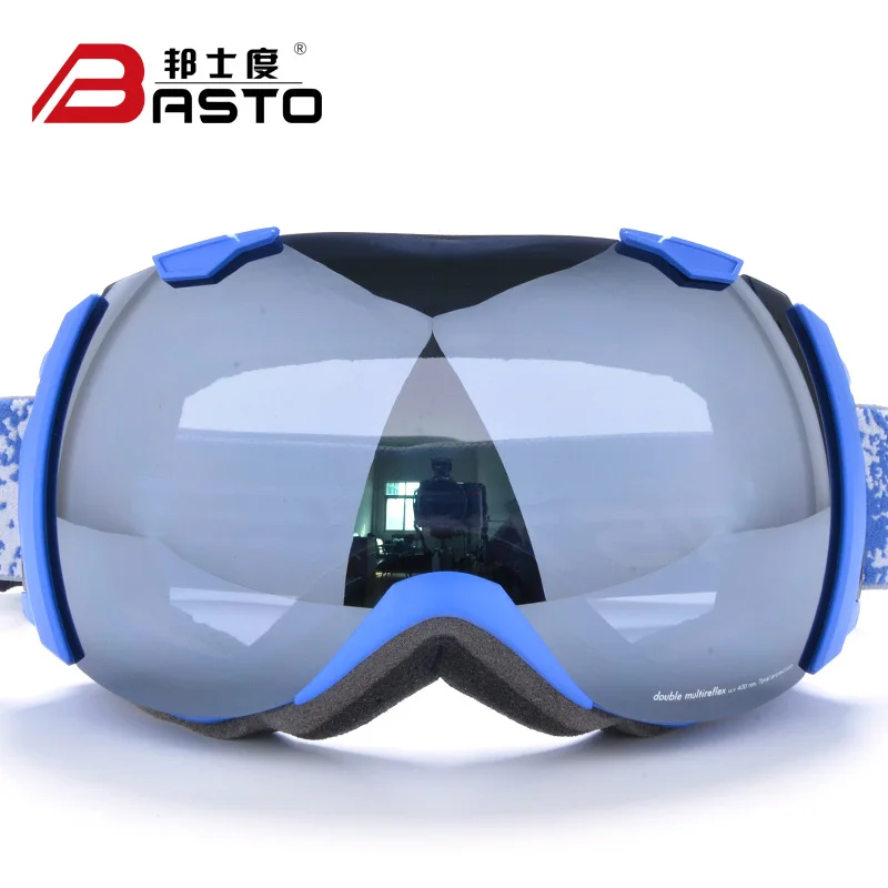 Best Selling Custom Magnetic Anti-fog Oem  Uv400 Protection Snowboard Ski goggles
