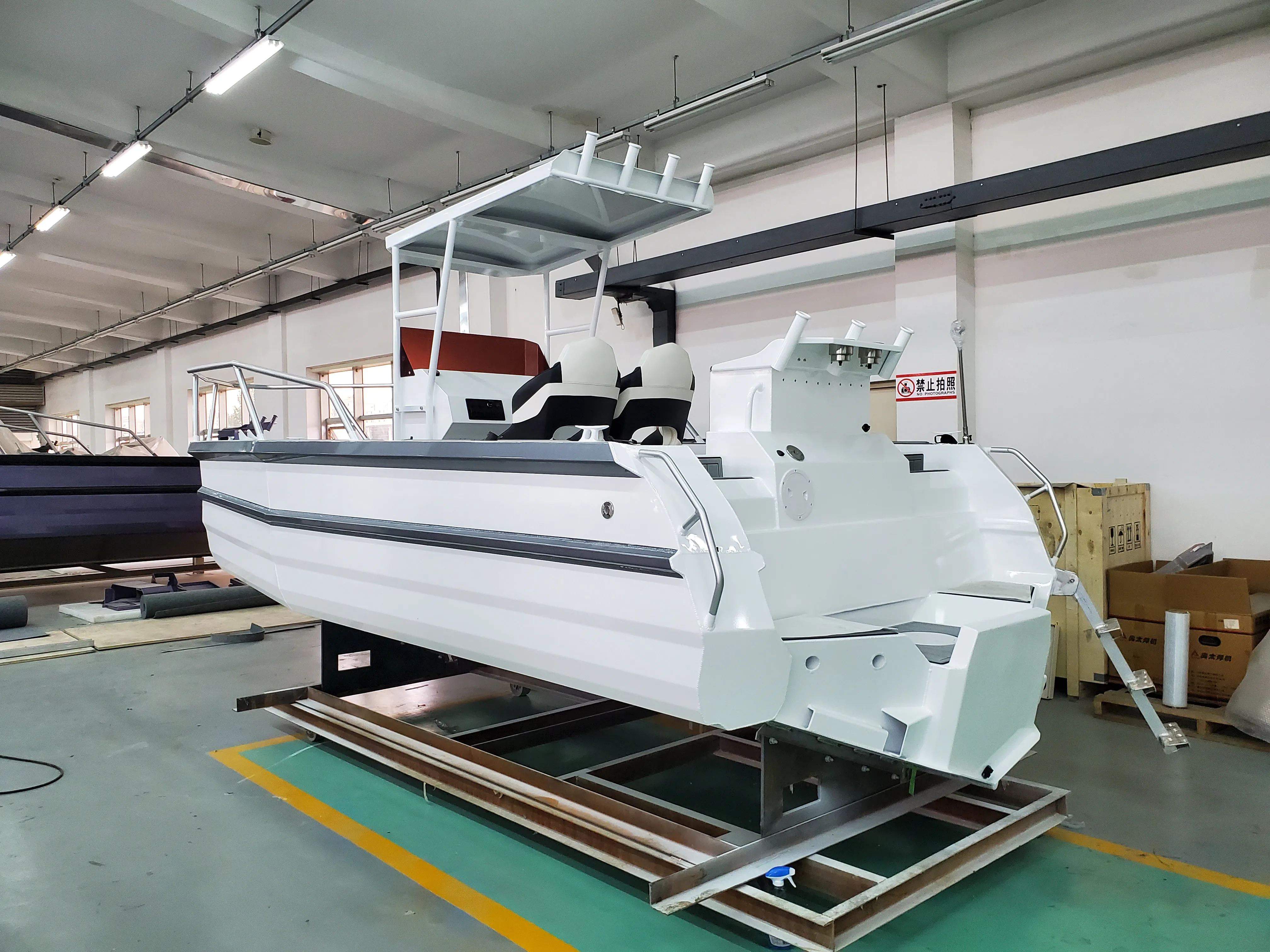 6 85 м 22.5ft V образная рыбаловные ножницы/скорость центральной консоли лодка с жесткая крыша