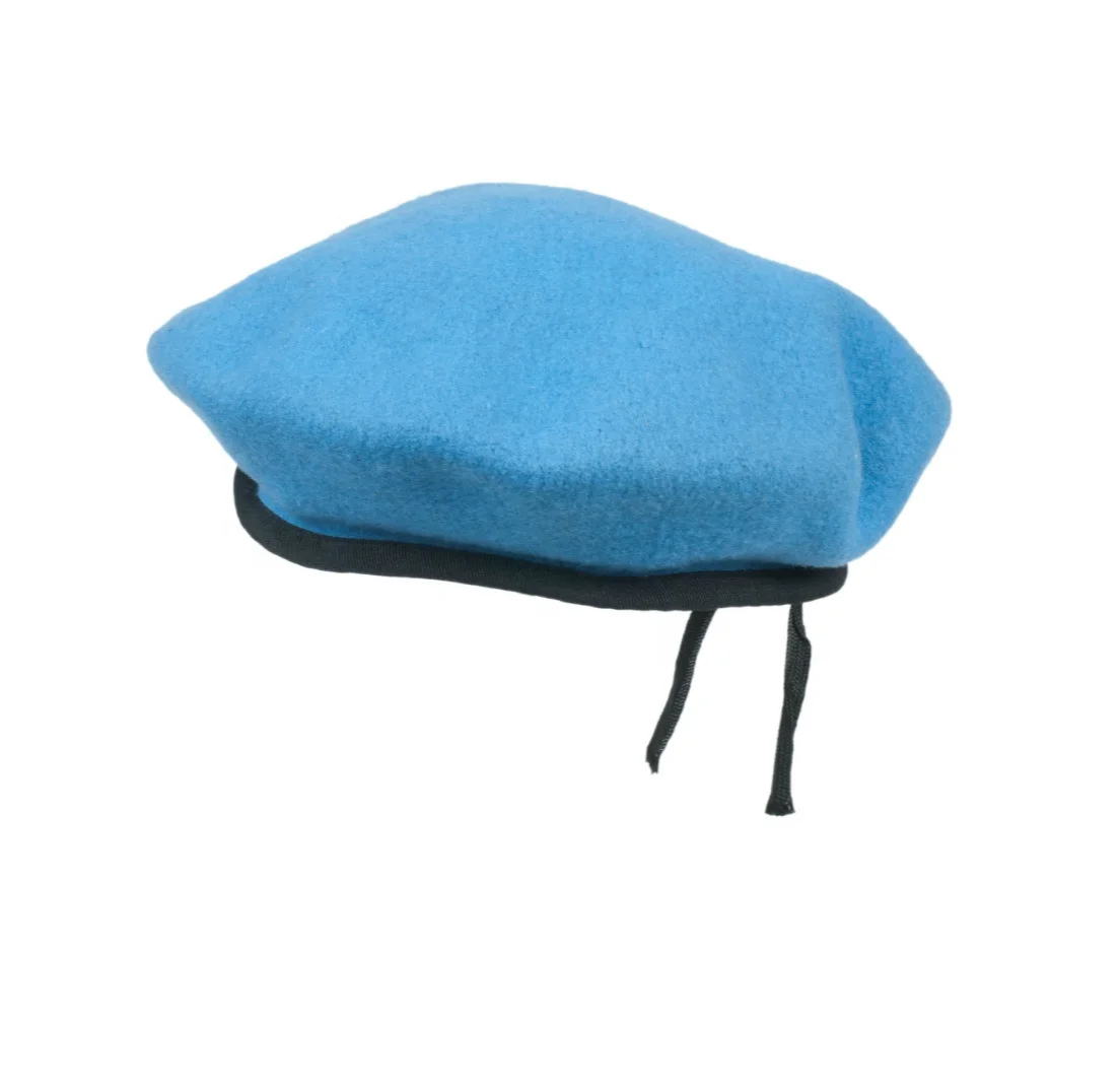 XINXING Custom High Quality 100% WOOL Cotton Brown Khaki Blue Red Tactical Combat Beret Hat Cap