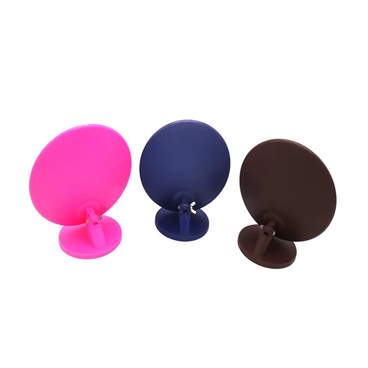 Wholesale good quality customized design and color make up table mirror vanity plastic