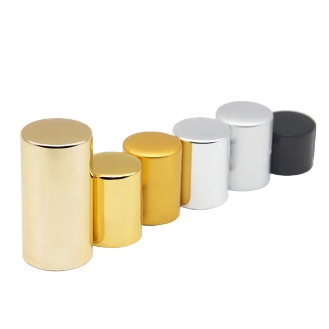 custom logo metal screw aluminum screw cap with pp wholesale aluminum lid