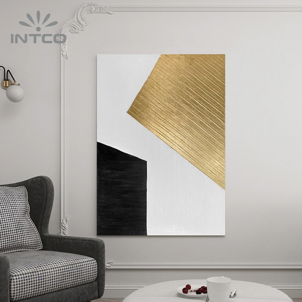 INTCO New Arrival High Quality Home Decorative 100% Handmade Fantastic Picture Wall Canvas Art Oil Painting