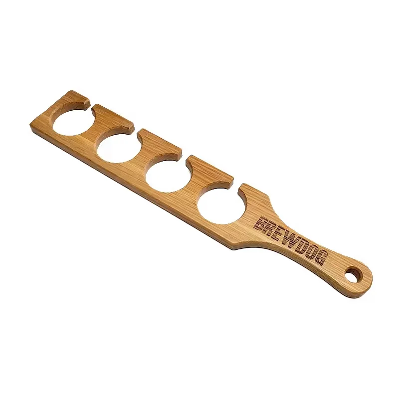 Factory Manufacture wooden natural handmade custom flight board wood Shot glass Tray