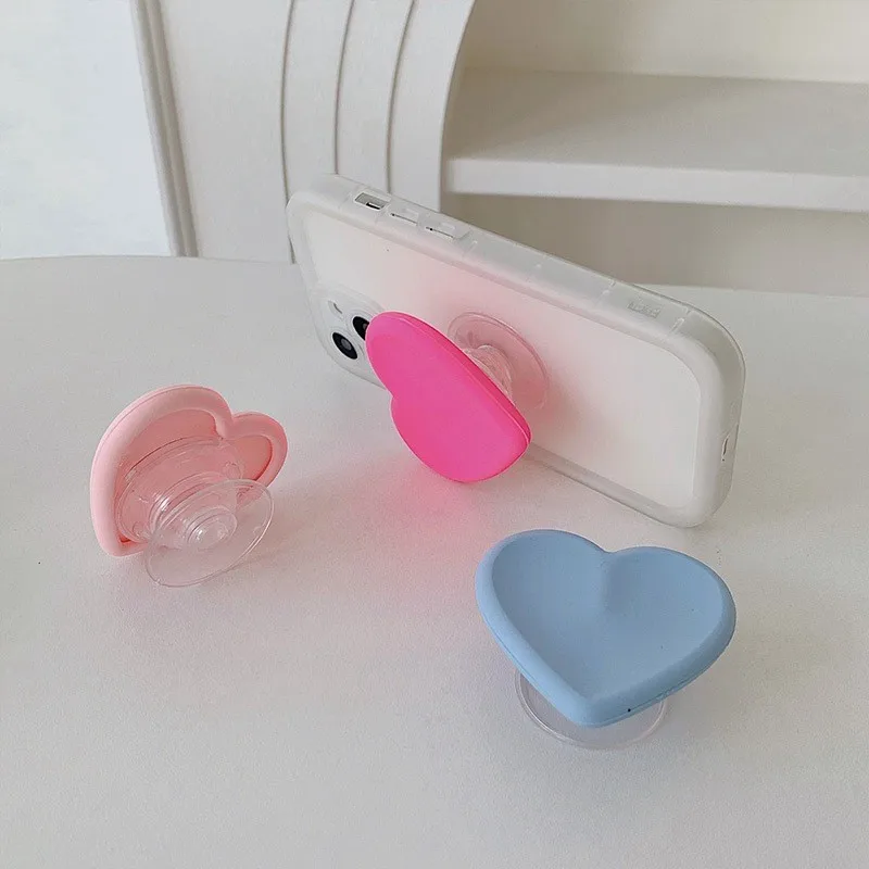 Luxury Matte Love Heart Stick Phone Case Soft Silicone Shockproof Bumper Back Korean INS Cover