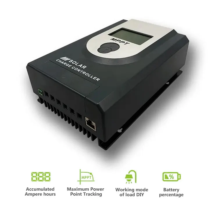 GOOTU 12V 24V 10A MPPT Solar Charge Controller With USB Output Support RS485 RJ45 Charging Lithium Battery