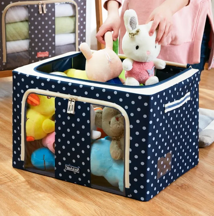 66 л складные контейнеры для хранения, сумка для хранения, органайзер для одежды, складные штабелируемые коробки