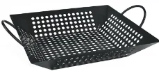 Amazon Hot Selling Stainless Steel Grill Basket Accessories BBQ Grill Basket For Non-Stick Grill Basket