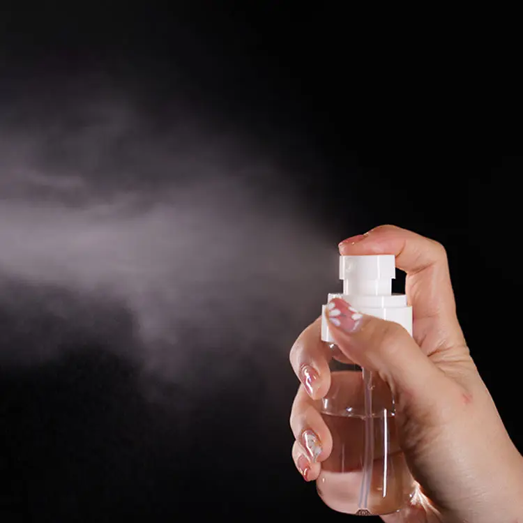 Custom PET Plastic Fine Mist Cosmetic Skincare Spray Bottles For Body Face With Logo 30ml 50ml 60ml 100ml 200ml 250ml 300ml