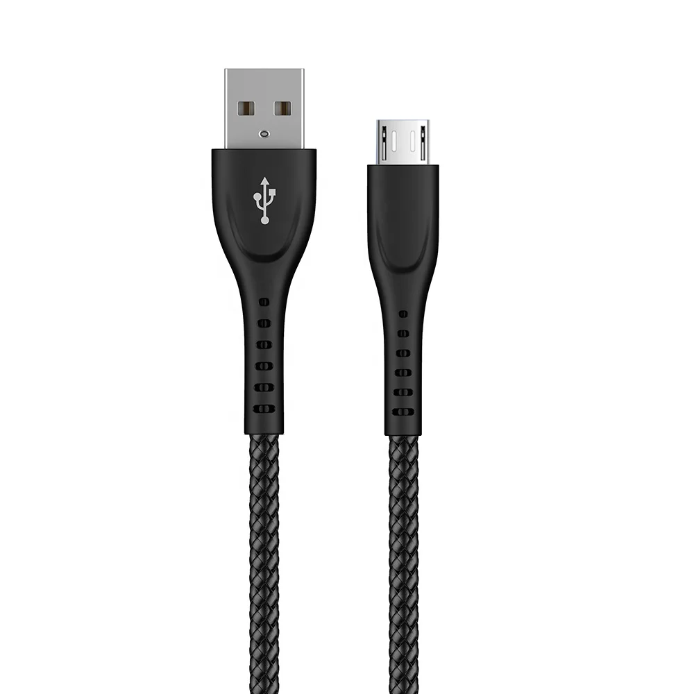 Nylon braided Micro TPE charging Usb Data Cable 5pin Connector Data Transfer for mobile phone