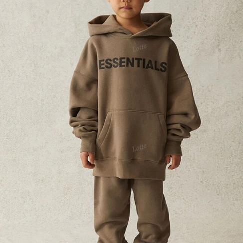 Wholesale Long Sleeve Sport T Shirt Pants Custom kids sweatshirts and hoodies Kids Sweat Suits Toddler Boys Clothing Sets Boys