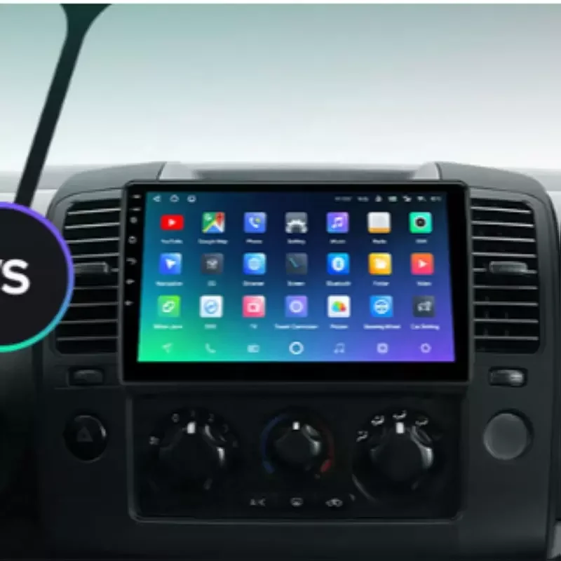 9 Inch Android 2 Din Car Multimedia Player Radio GPS Navigation Universal Stereo With Camera for  NISSAN 2006-2012 NAVARA