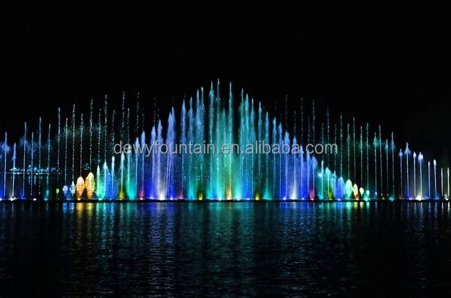 High Quality Metal Outdoor Floating Fountain for Landscaping & Pool Decor Music & Dancing Inspired