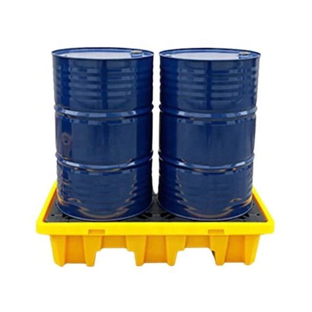 Heavy Duty Plastic Pallet Box Spill Tray For Chemical Spill Containment Pallet