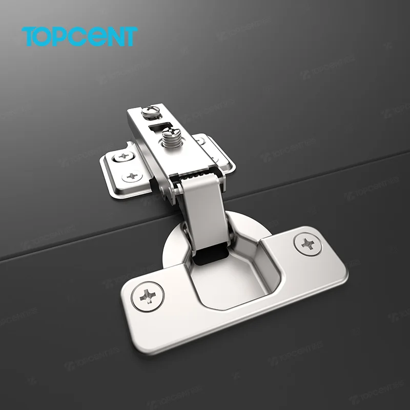 TOPCENT 35mm Two Way kitchen bisagras rectas 35 mm iron Straight hinge 35mm Concealed Furniture Hinge door cabinet hinge