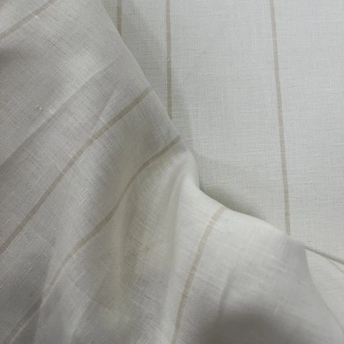 linen fabric sofa Factory High Quality Linen Stripe  Customized Width Linen sofa cover fabric for sofa bed fabric