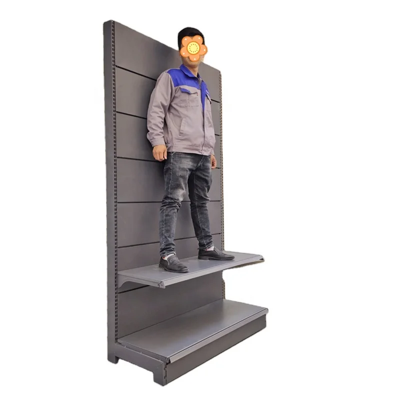 Well Designed Grocery Shelves Wall Side Supermarket Rack Retail Store Shelf