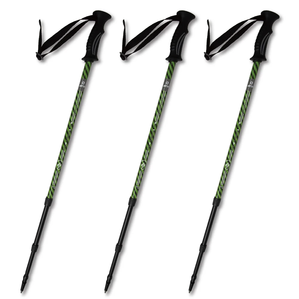 XATP самая популярная супер-Лайт Alu Противоударная вращающаяся трость для альпинизма