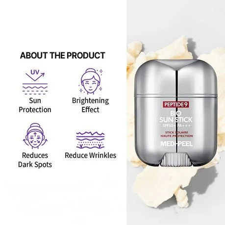 Medi-Peel Skin Care Set Korean Trend Sun Protection Stick High Quality Packaging Peptide 9 Bio Sun Stick 20g PRO