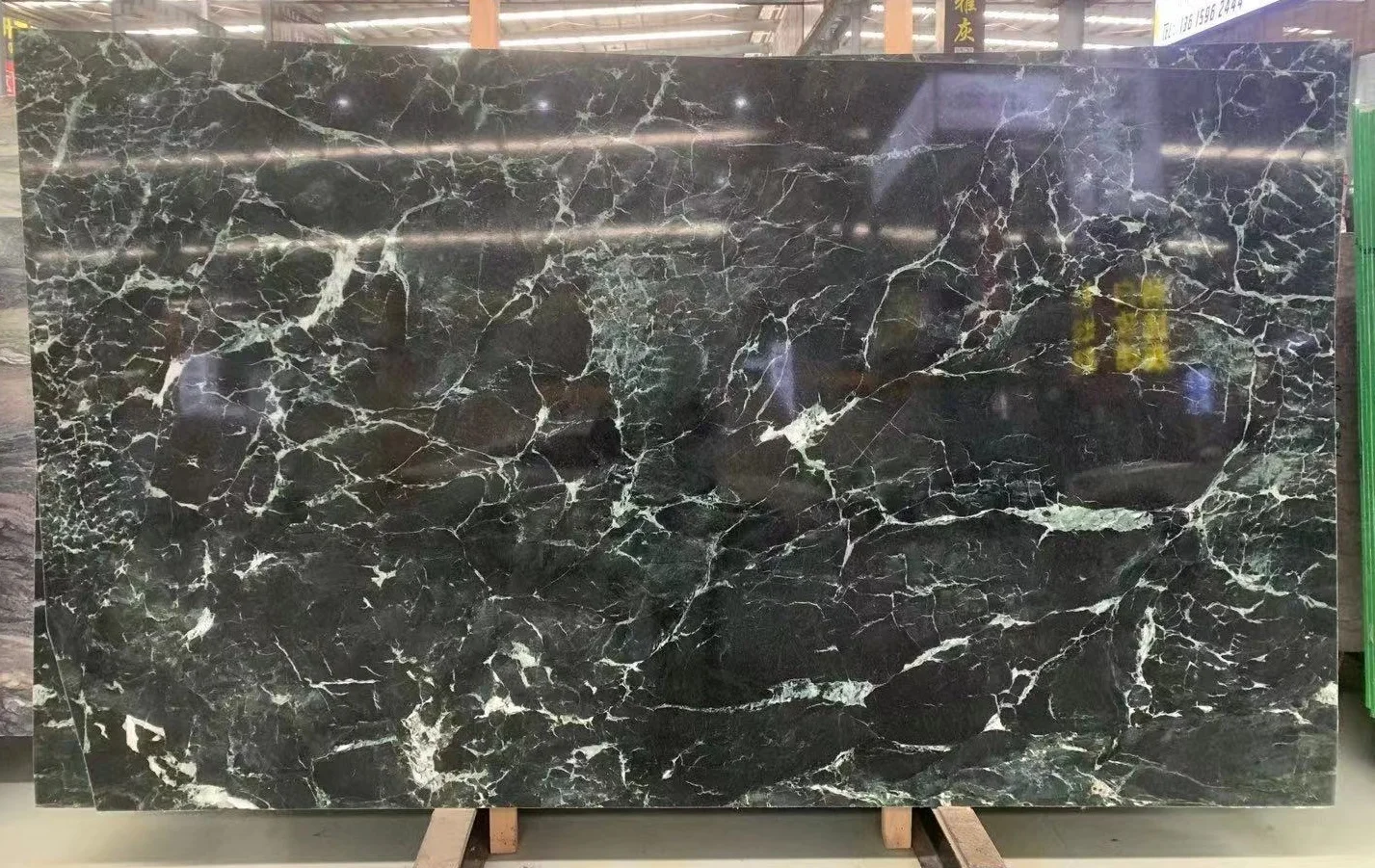 Prada Green marble slabs on sale
