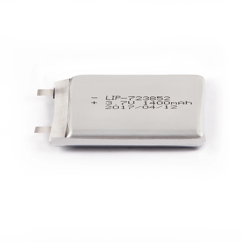 Заводские перезаряжаемые литий-ионные батареи 723852 3 7 В 1400 мАч lipo Batterie 1500 литий-полимерный аккумулятор для мини-питания