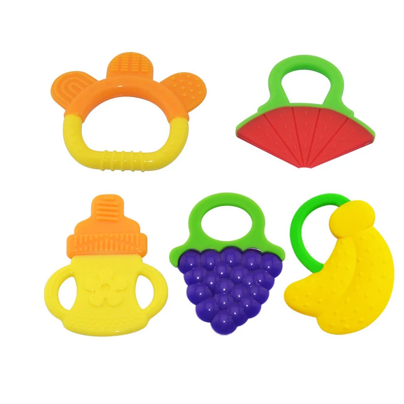 Wholesale Cute Cookie Teething Toys Silicone Infant Teething Brush Bpa Free Silicone Baby Teether