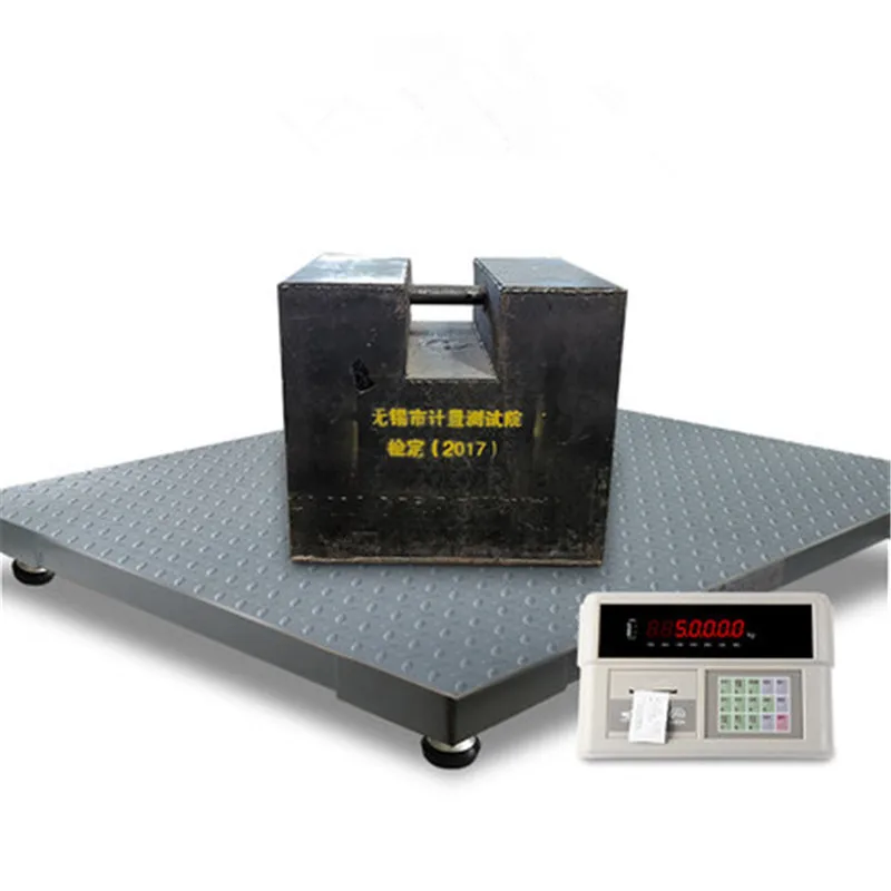 electronic platform weighing scale Floor scale with YAOHUA indicator XK3190-A9P with printer