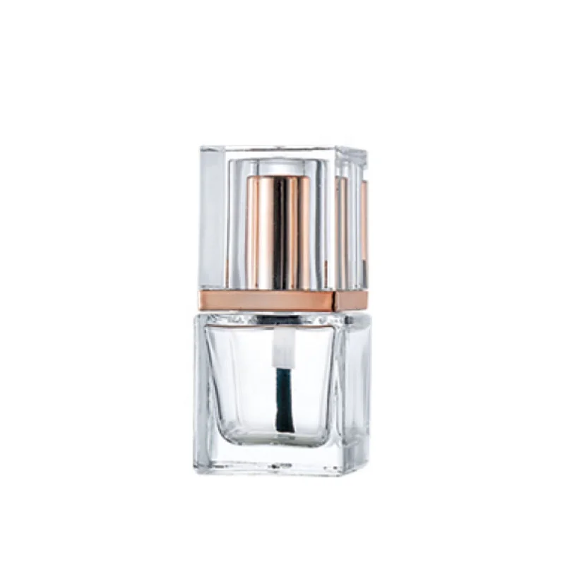 Manufacture high repurchase rate square shape 8ml, 10ml, 12ml private label nail polish bottle