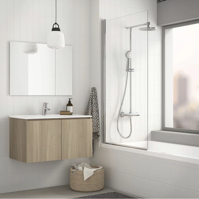 Half Frame Bath Screen/Bathtub Screen