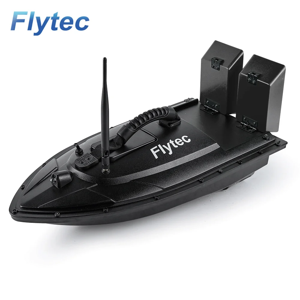 Flytec 2011-5 Electric RC Fishing Bait Boat, 1.5KG Loading Double Silos 500M Remote Control Bait Boat For Lakes,Rivers Fishing