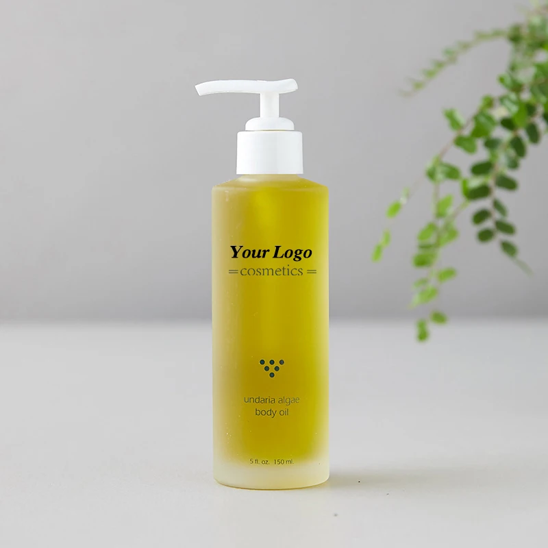 Private Label Custom Logo Organic VC Brightening Face Body Oil Enriched with Olive Oil Fragrance Turmeric for Glowing Skin