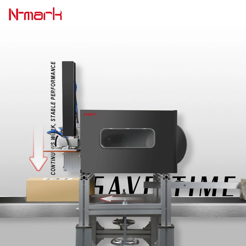 N-mark Durable Same As Zebra Parameter With High Speed Automatic Sticker Printing Labeling Machine
