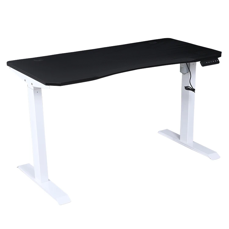 Free Sample Atlanta Black R2s Pc Computer Office Custom Desks Table Gaming Desk With Led