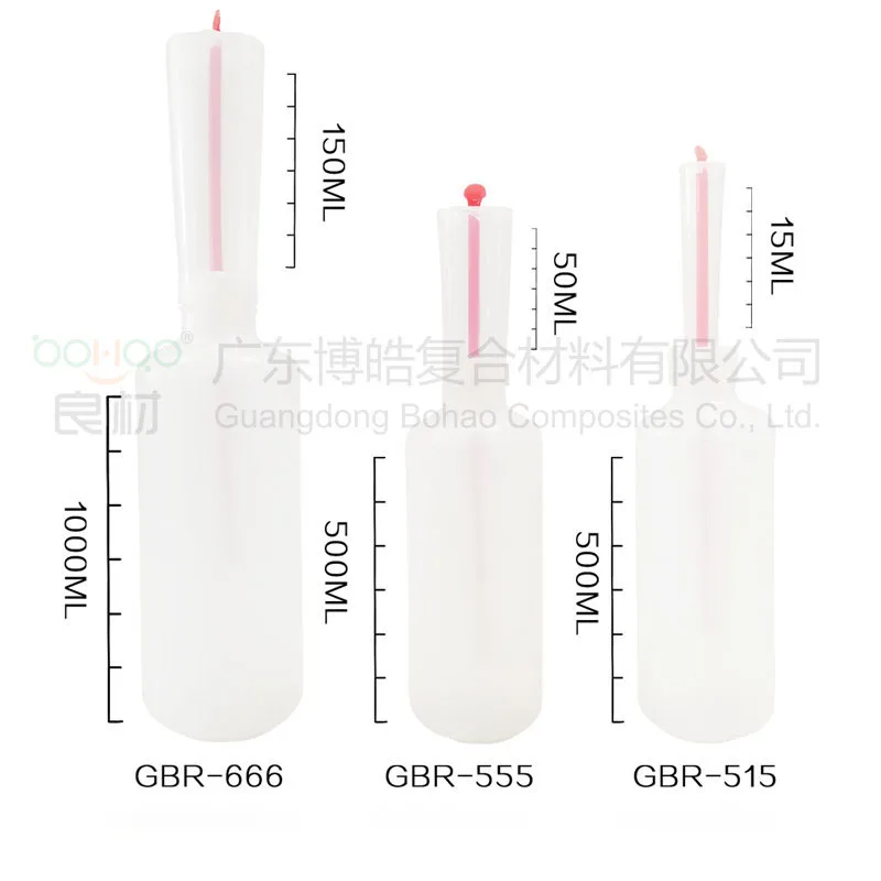High precision Multi function  PP material hardner catalyst measuring bottle for chemical liquid