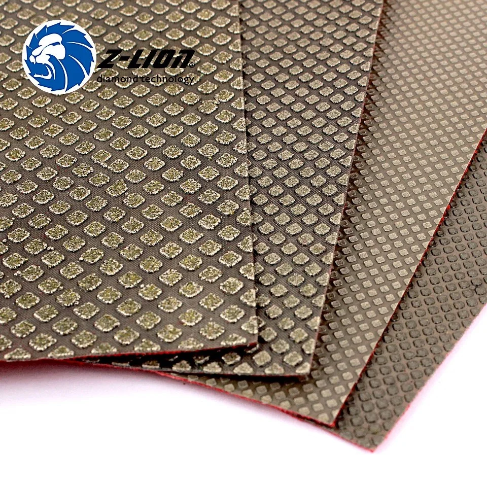 Z-Lion High Quality Electroplated Sandpaper Diamond Polishing Sheets ZL-35A