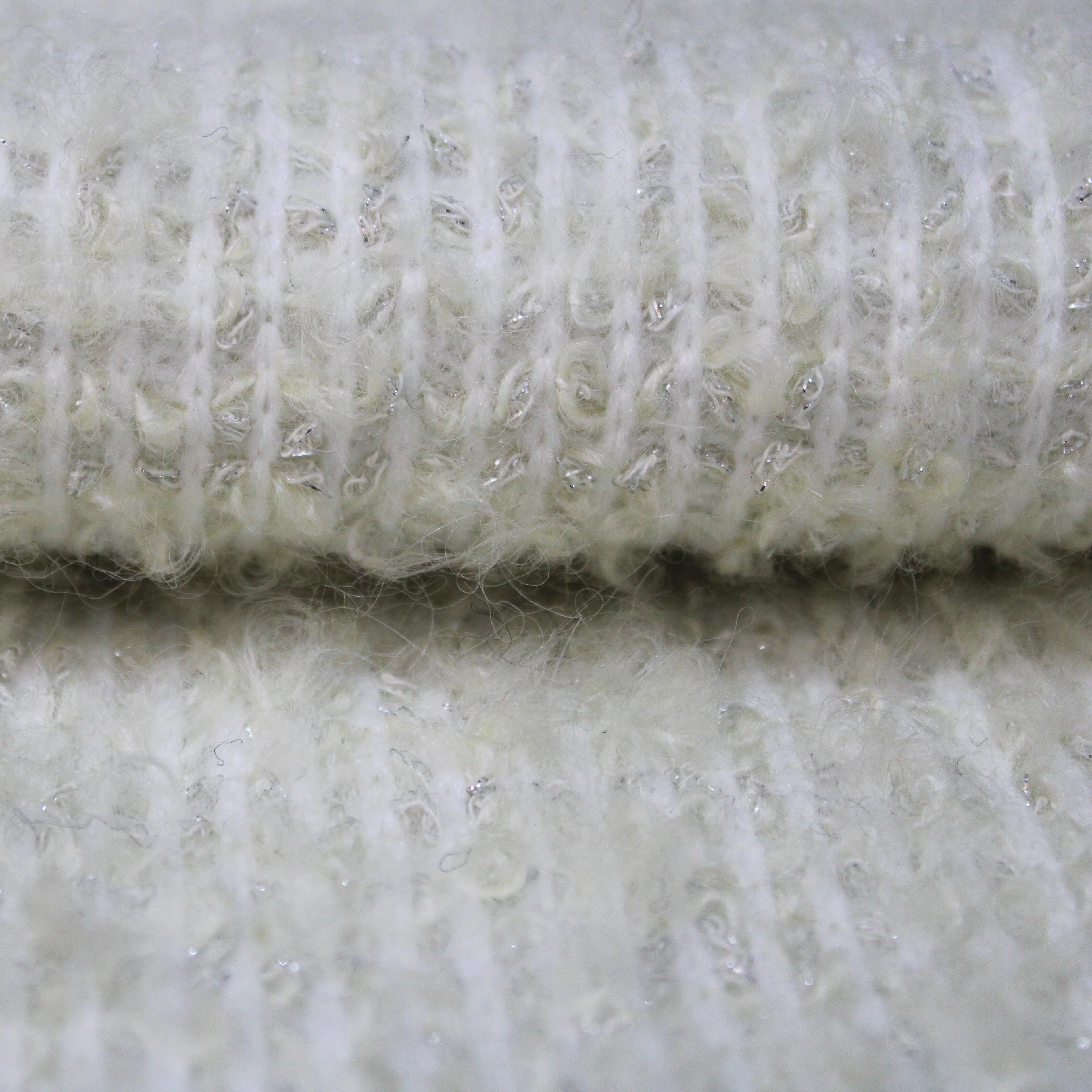 2023 New Arrivals Manufacture Best Selling Price High Quality Bright Silk Sliver Fancy Yarn Loop Wool Mohair Alpaca Knit Fabric