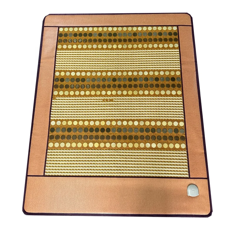 Wholesale High Quality Heat Korea Tourmaline Infrared Mattress Best Medical Therapy Stone Full Body Tourmaline Jade Heating Mat