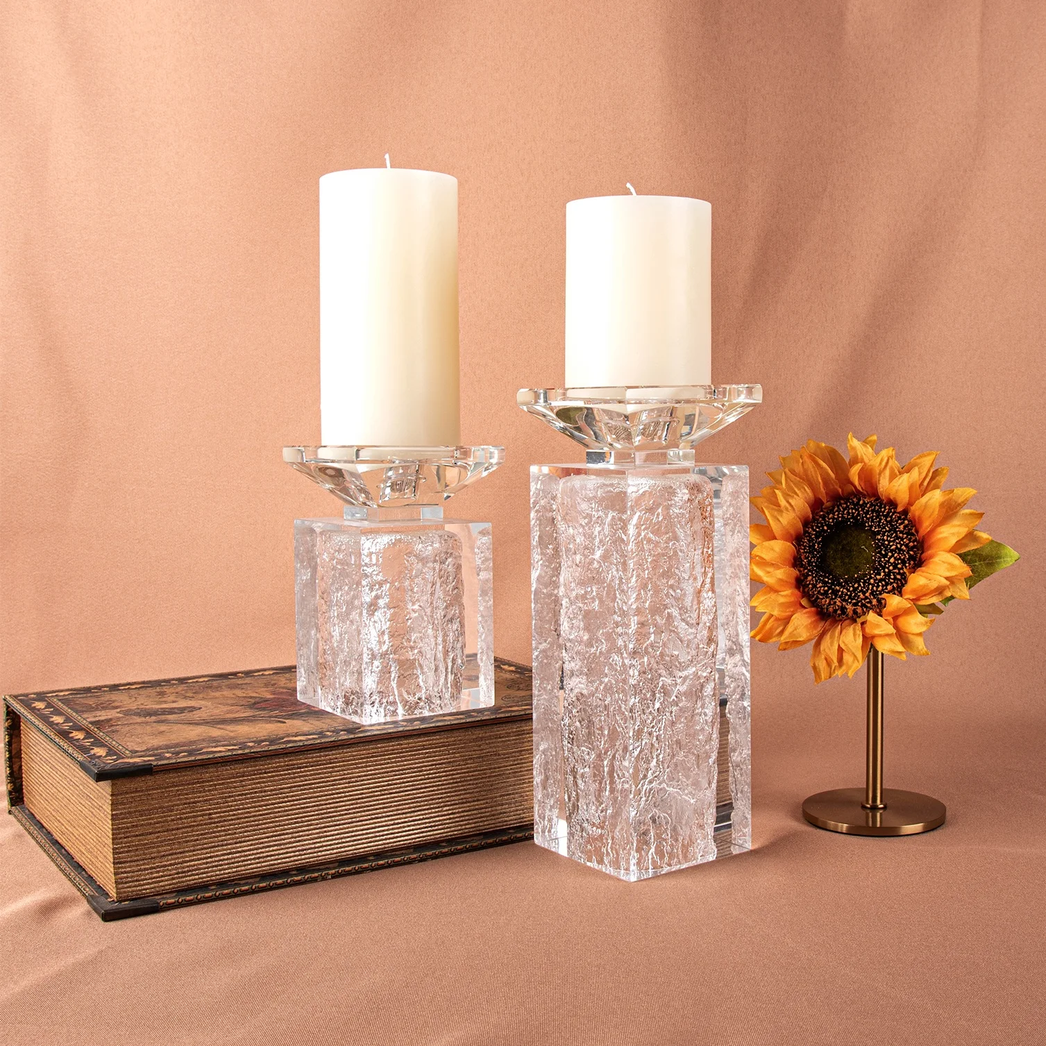 candle holders clear New style acrylic wedding centerpiece candelabra for party and mariage decoration candle stand candelabra