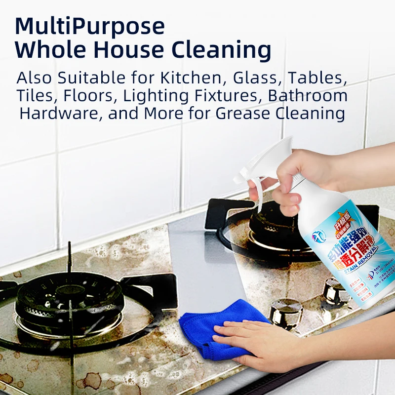 Clothing Penetrant Strong Stain Remover Disposable Liquid Emulsifier White Shoes Kitchen Oil Spills Whole House Cleaning