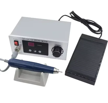 Dental Brushless Micromotor 50000/70000 RPM with Foot Pedal Micro Motor Polishing Unit for Dental Lab