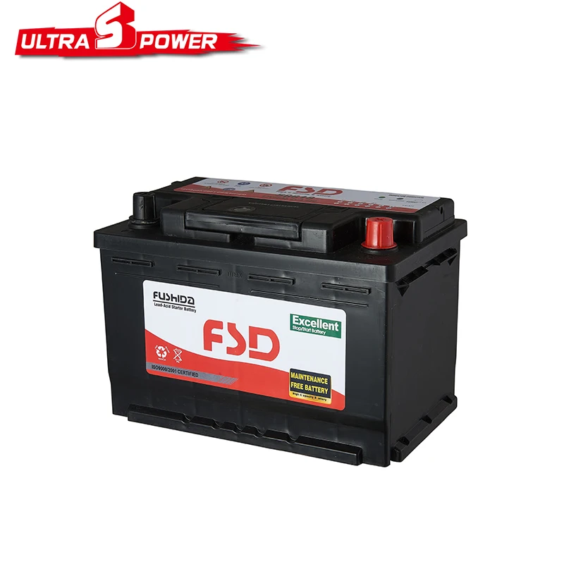 12V Starting  Spain Bus Truck Battery 12V 55Ah