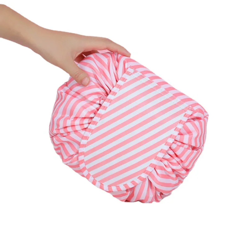 Large Capacity cosmetic bag women travel buggy bag portable lazy drawstring wash bag wholesale in stock