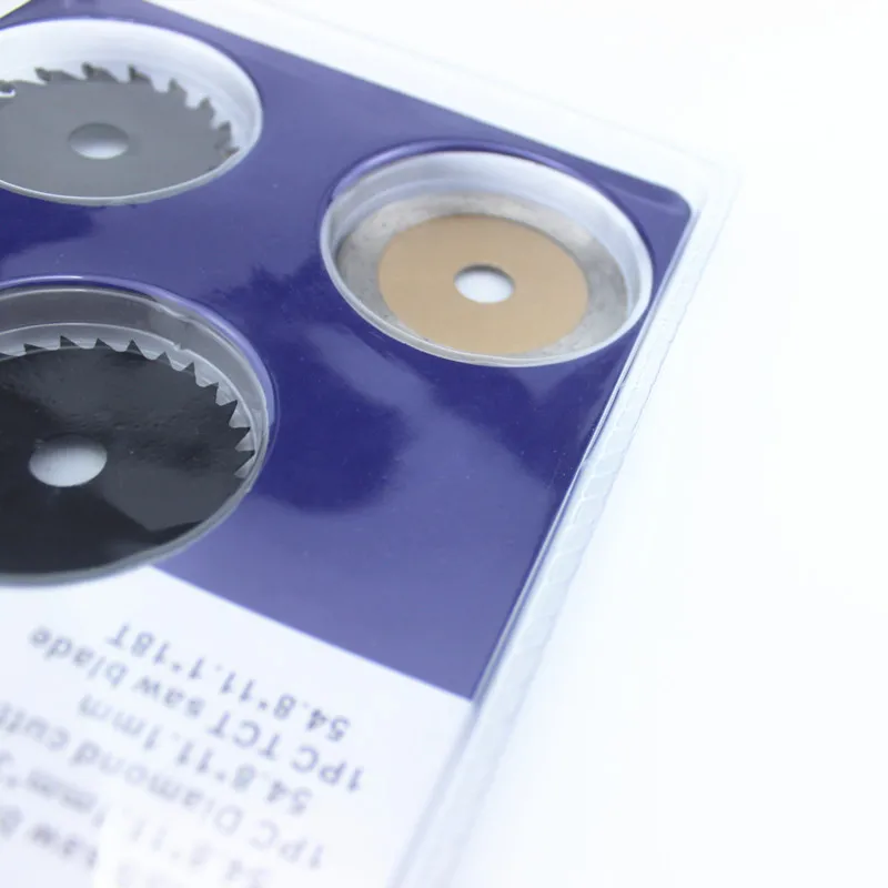  High speed steel cutting blade with shank mandrel HSS saw wheel 4-piece set of small electric accessory