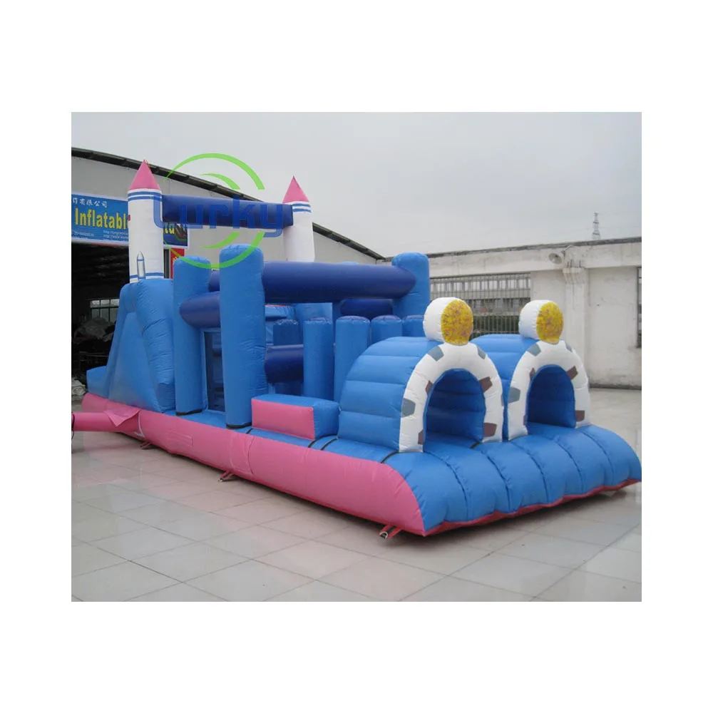 Wholesale Price Custom Outdoor Playground Large Inflatable Obstacle Course Inflatable For Kids And Adult